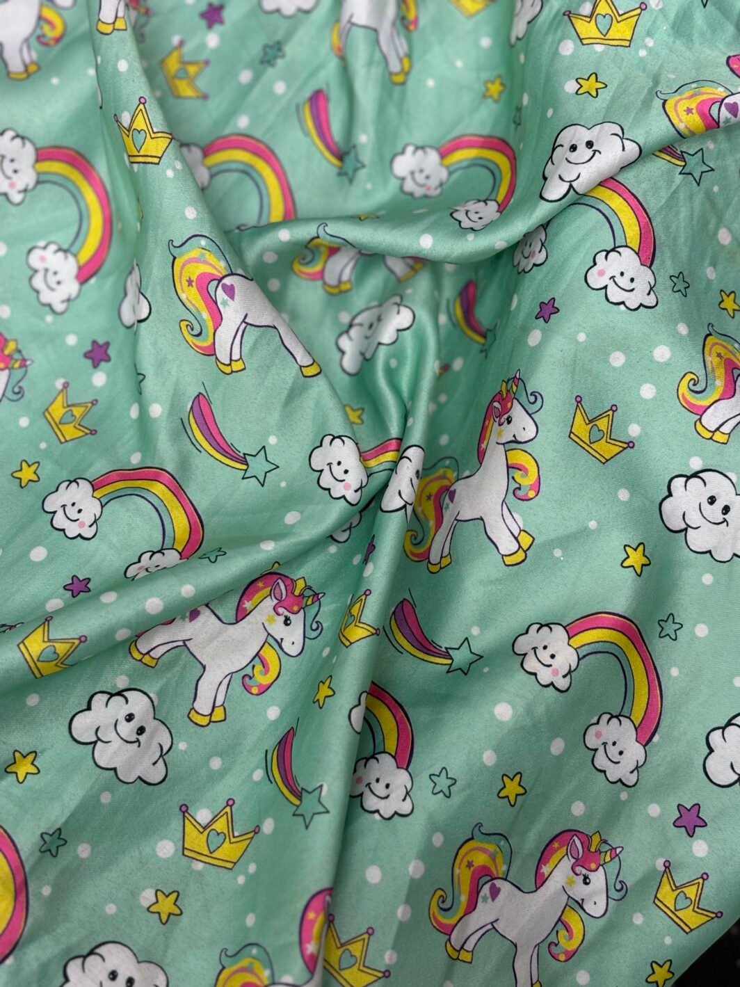 Satin digital print