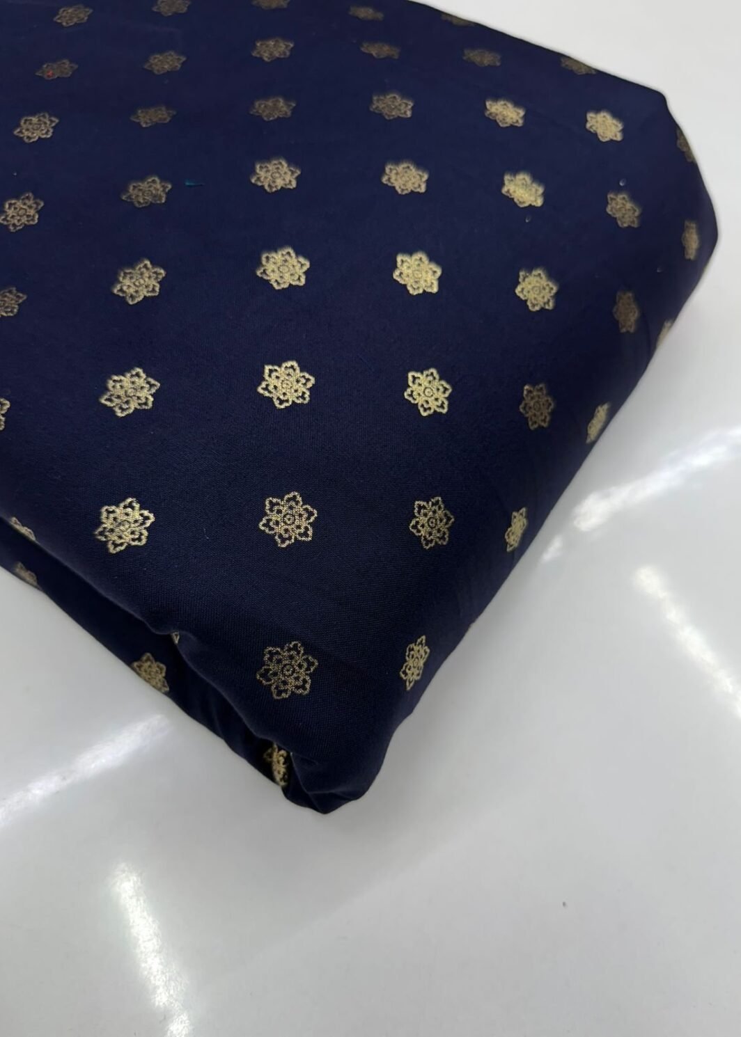 Rayon Foil Print Fabric