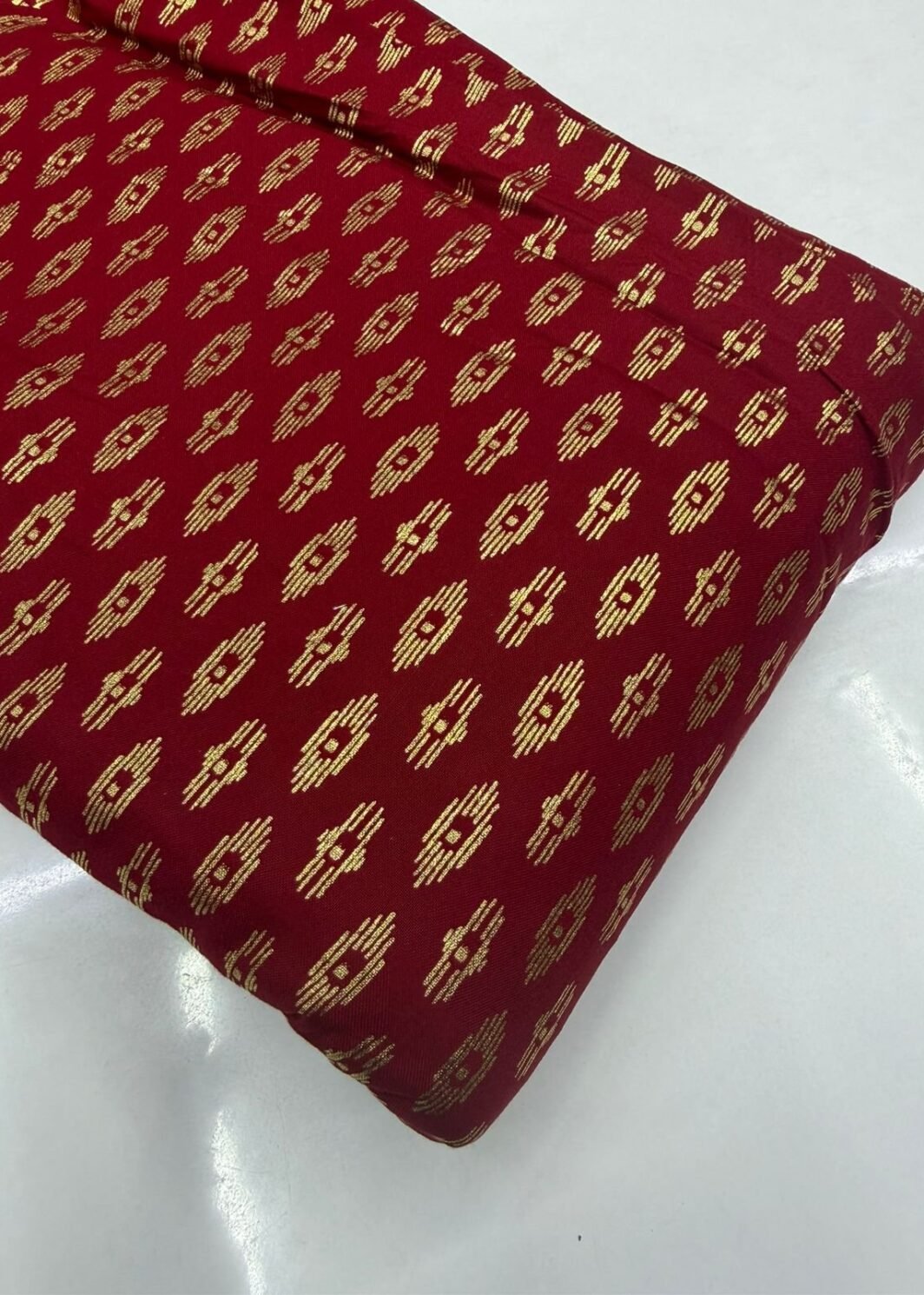 Rayon Foil Print Fabric