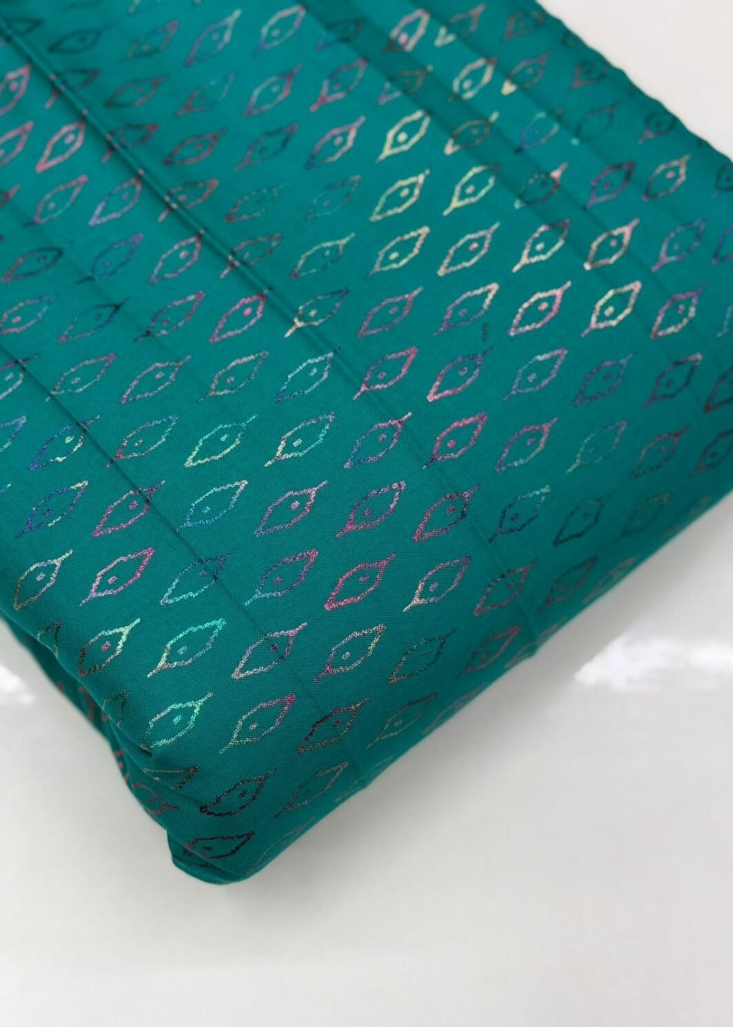 Rayon Foil Print Fabric