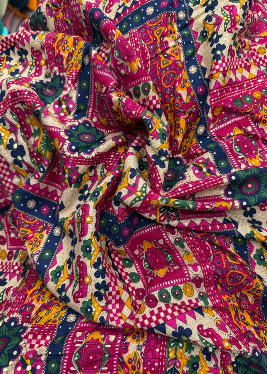 Export rayon  foil print