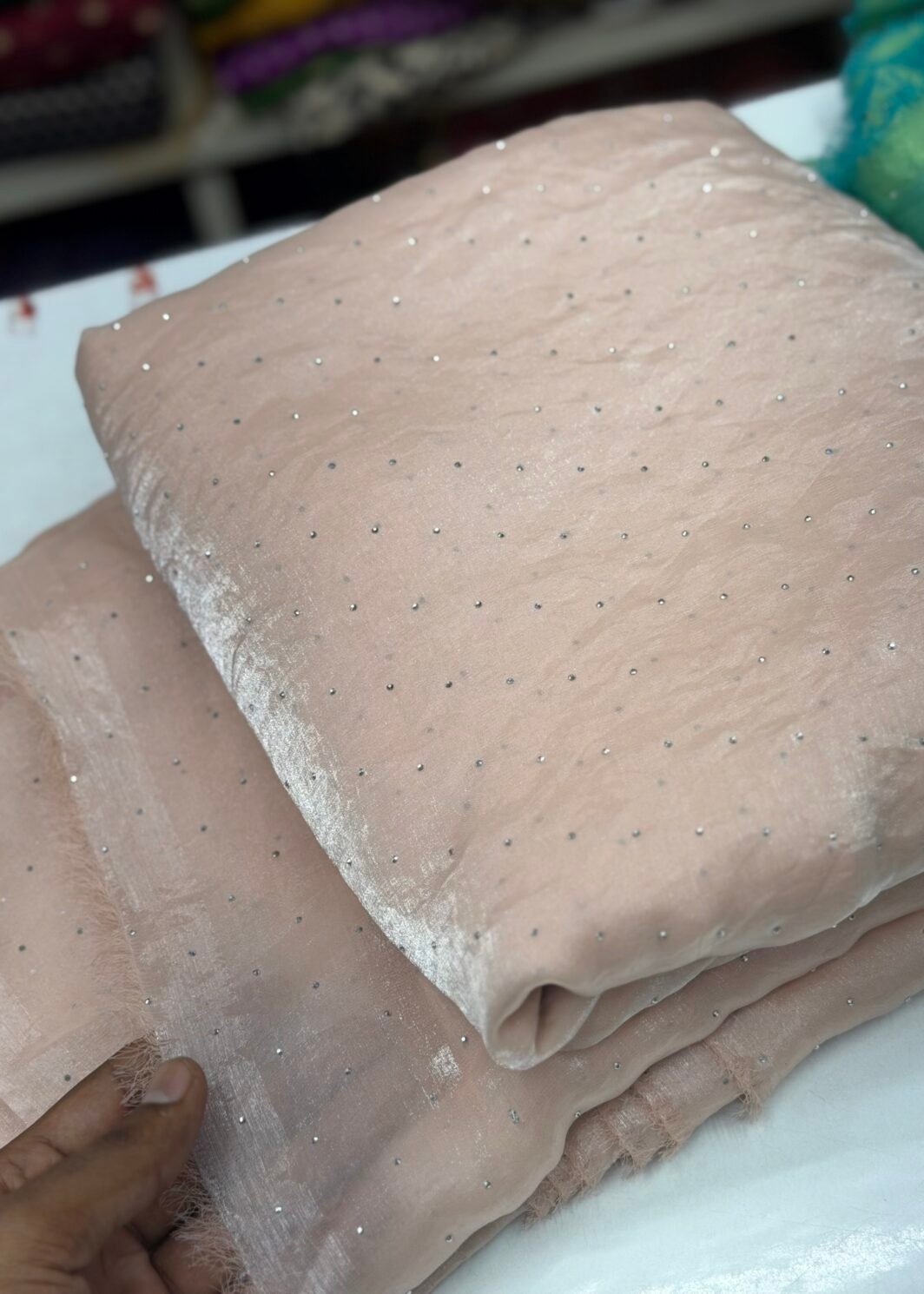 Space silk sugar beads