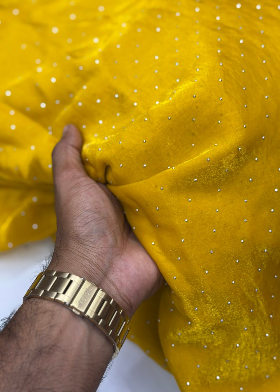 Space silk sugar beads