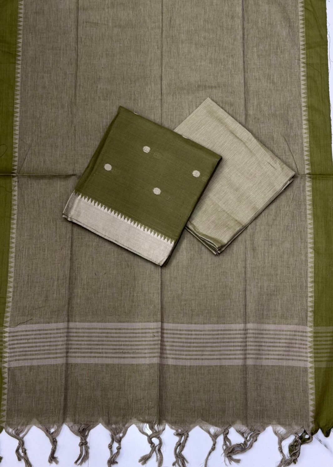 Cotton butti 3 piece suit