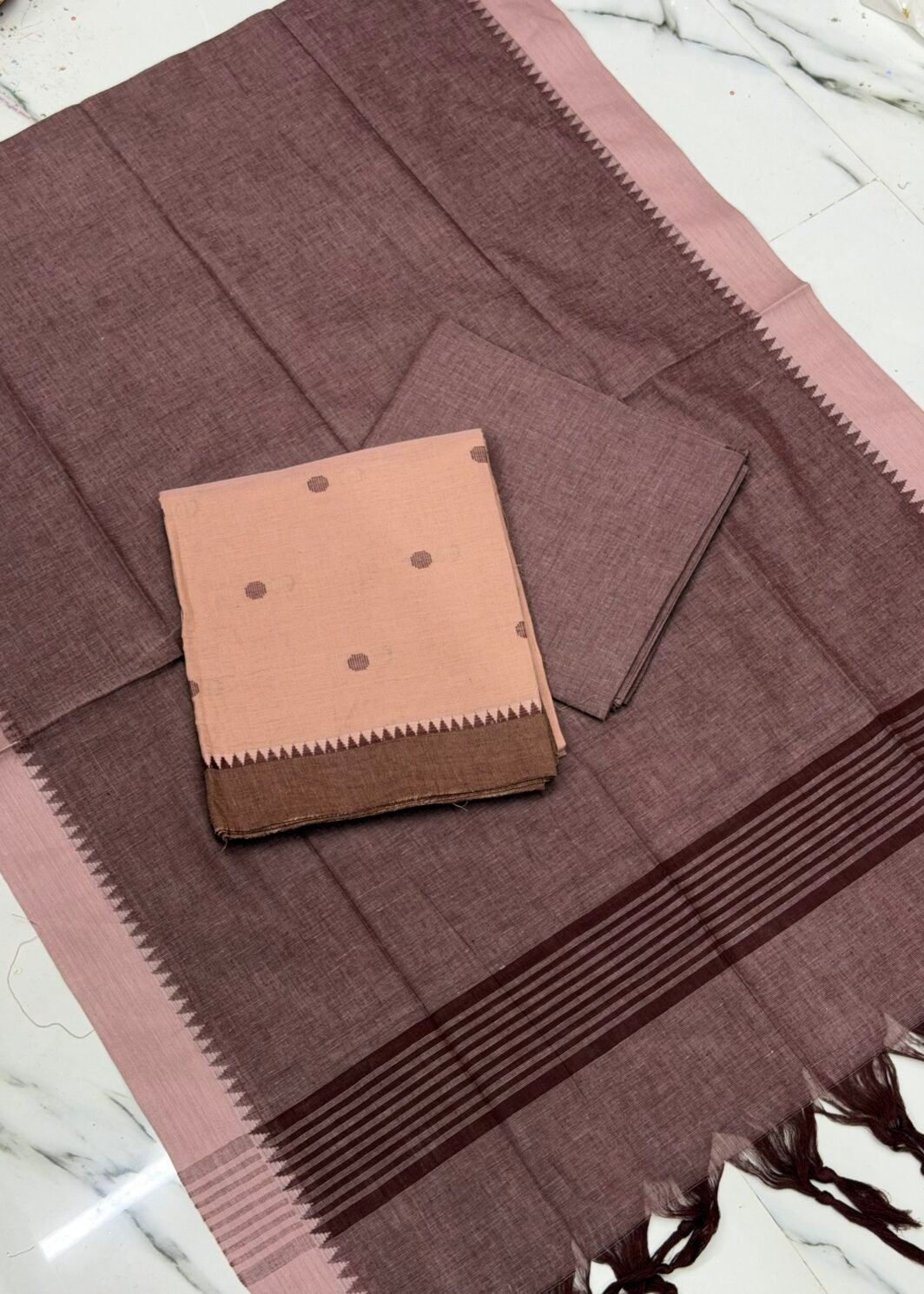 Cotton butti 3 piece suit