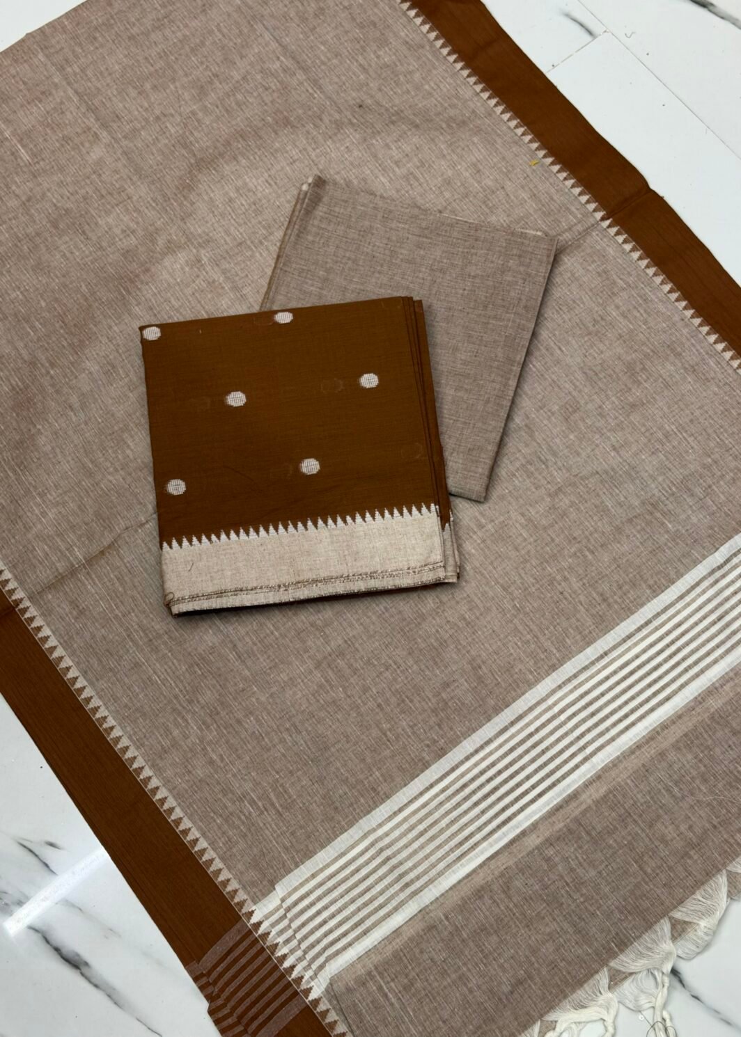 Cotton butti 3 piece suit