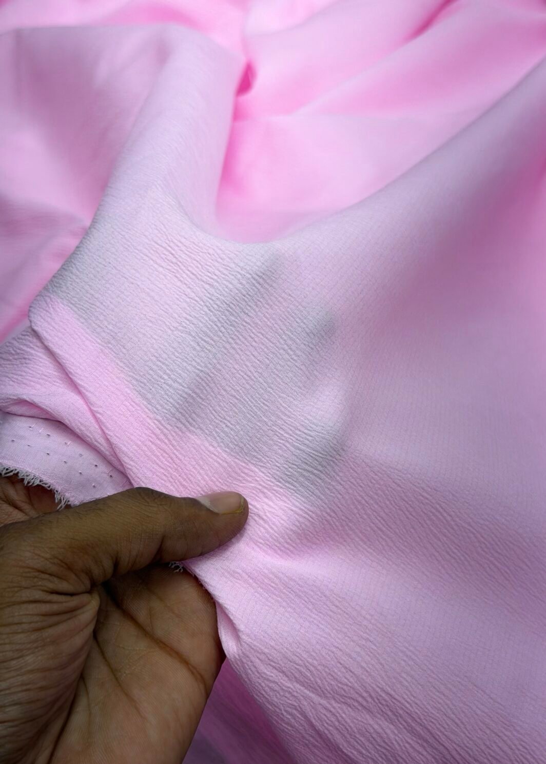 Popcorn plain fabric