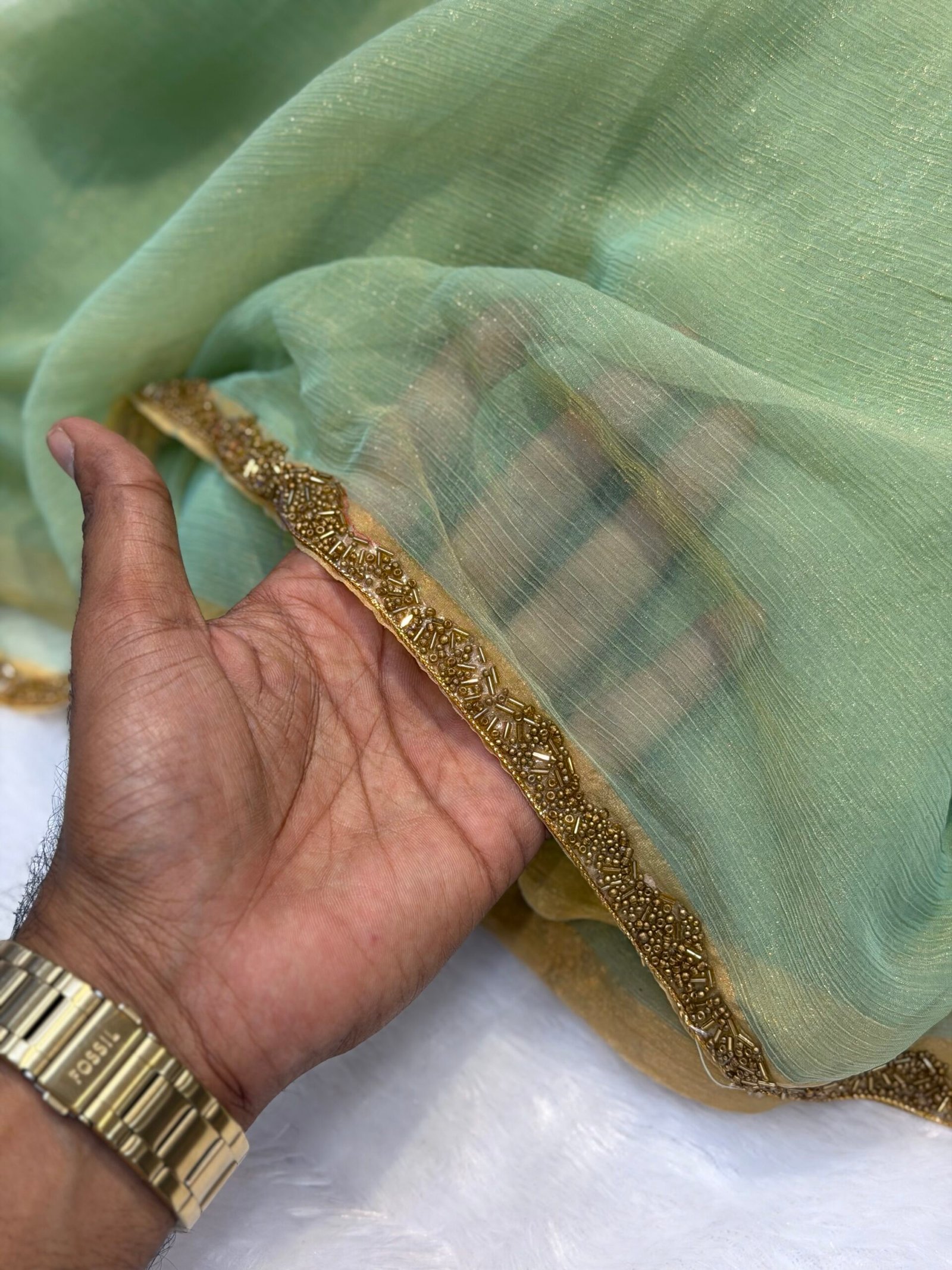 Space silk saree - Image 2