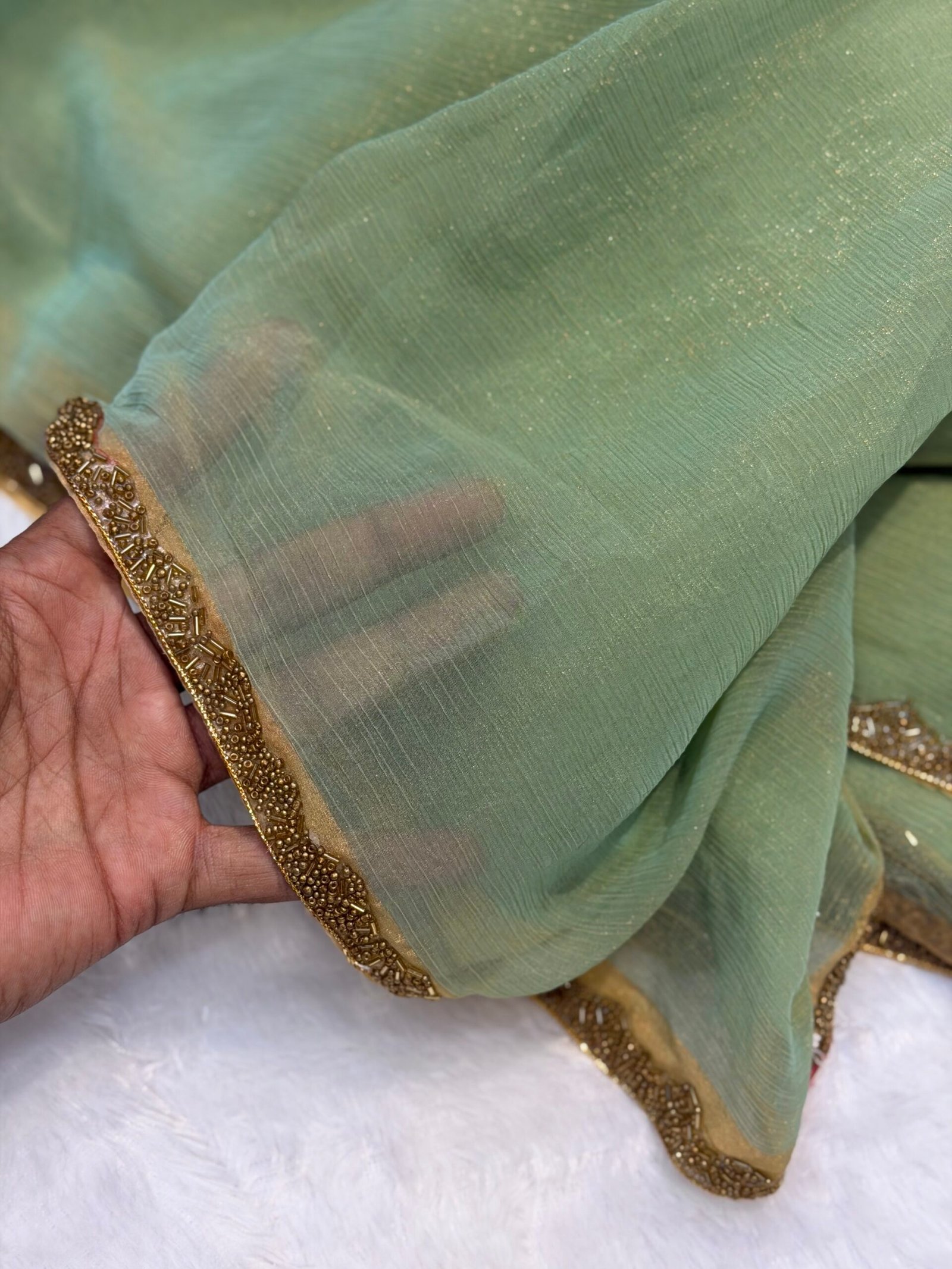 Space silk saree - Image 3