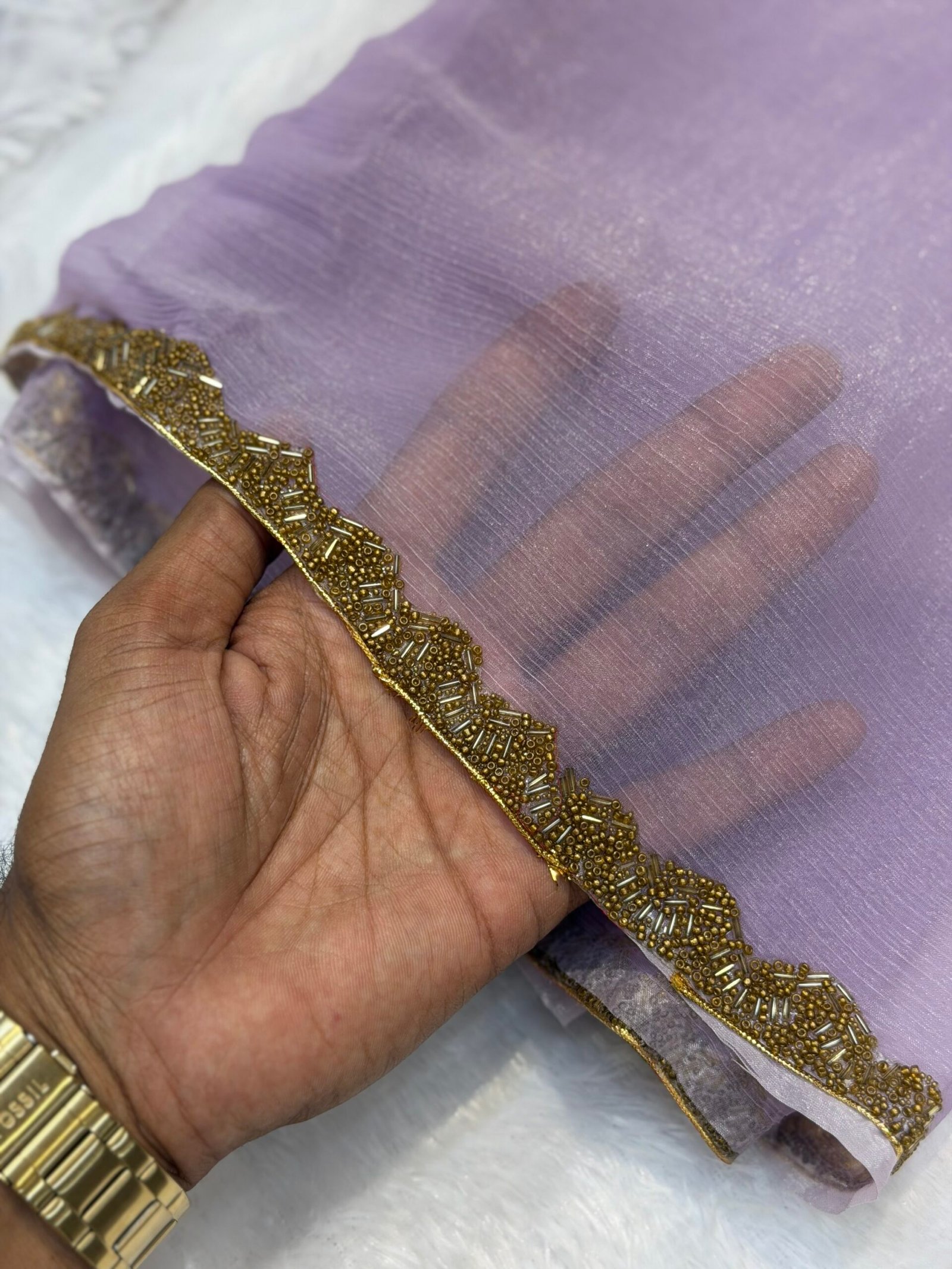 Space silk saree - Image 3