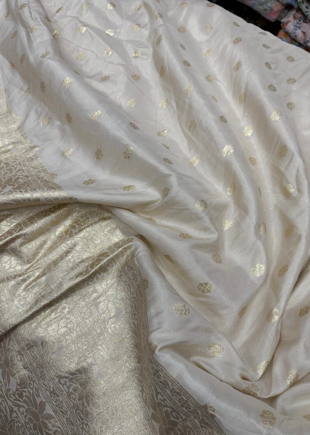 Chanderi silk fabric