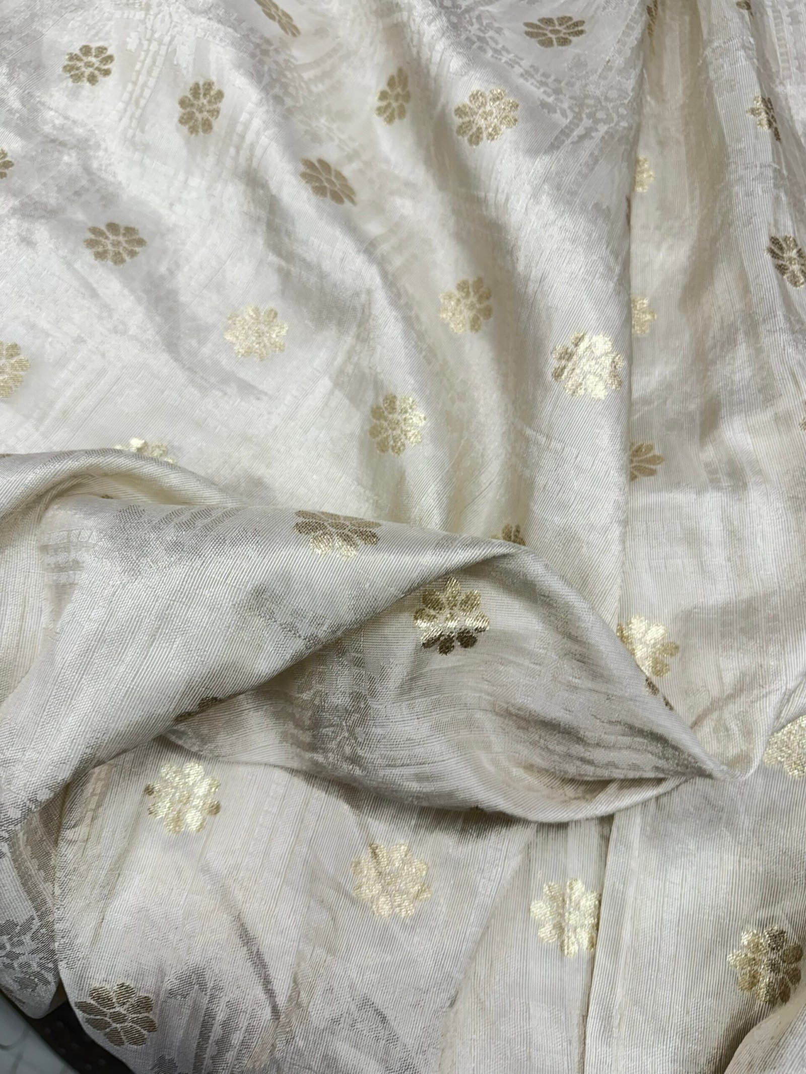 Chanderi silk fabric