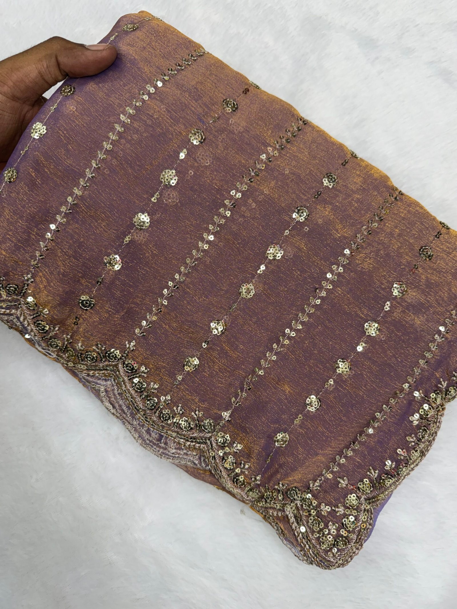 Space silk saree - Image 4