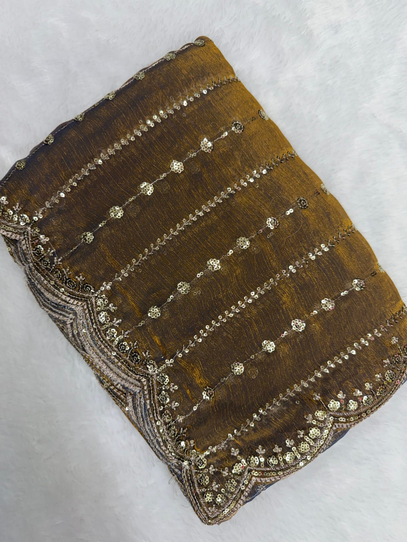 Space silk work saree - Image 3