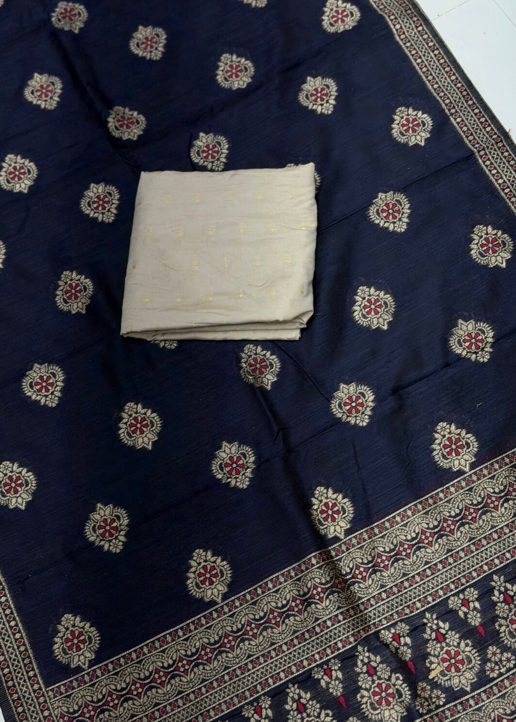 Banarasi silk top and dupatta
