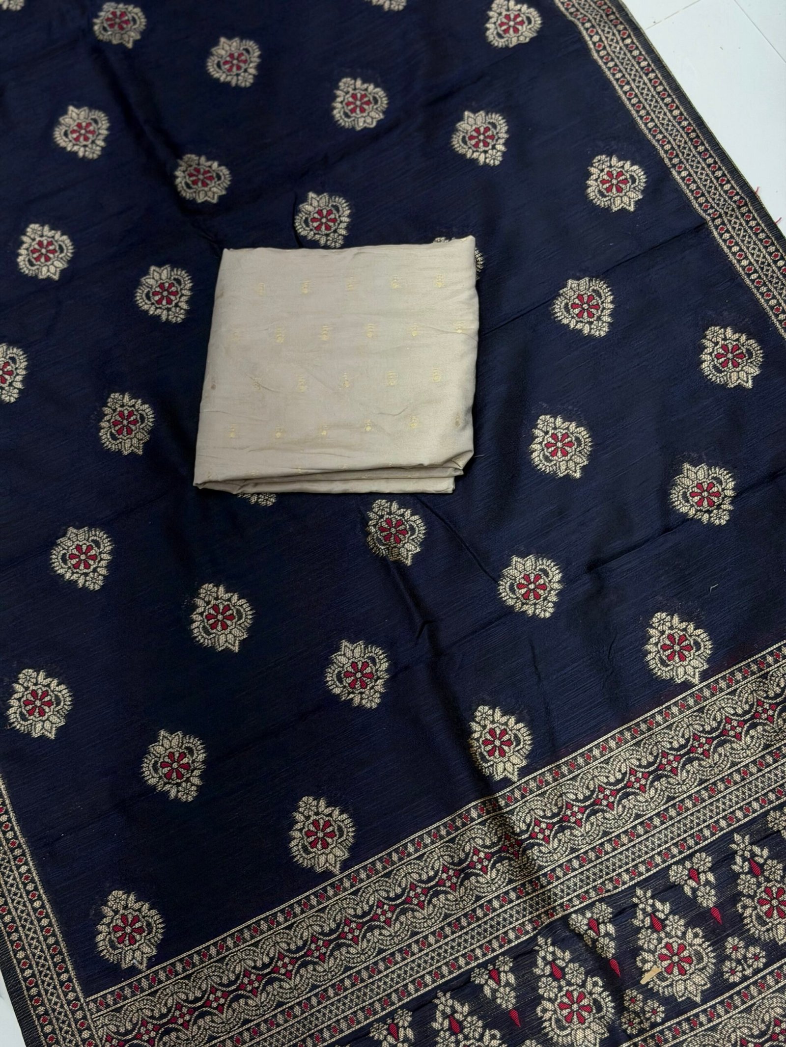 Banarasi silk top and dupatta
