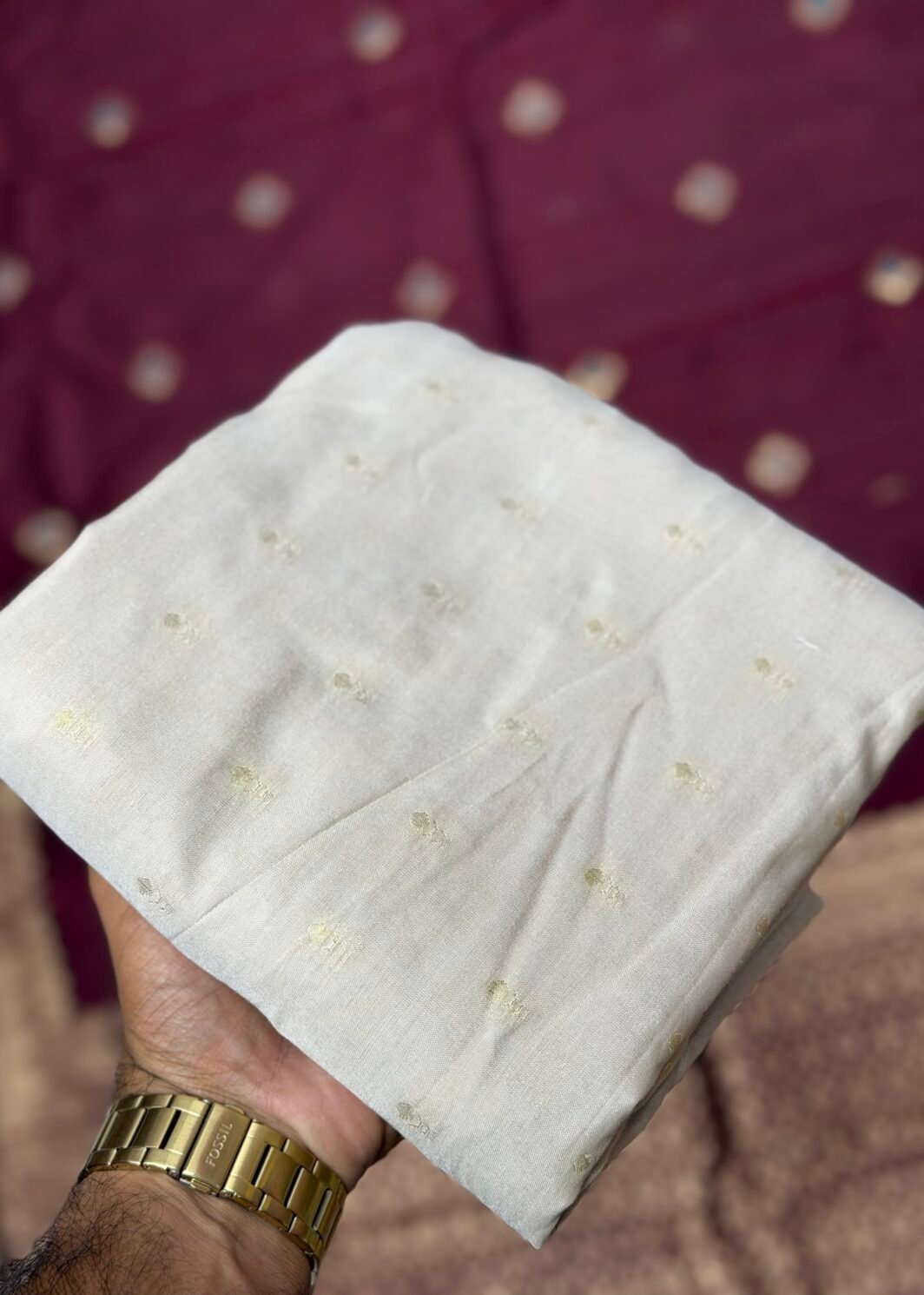 Banarasi silk top and dupatta