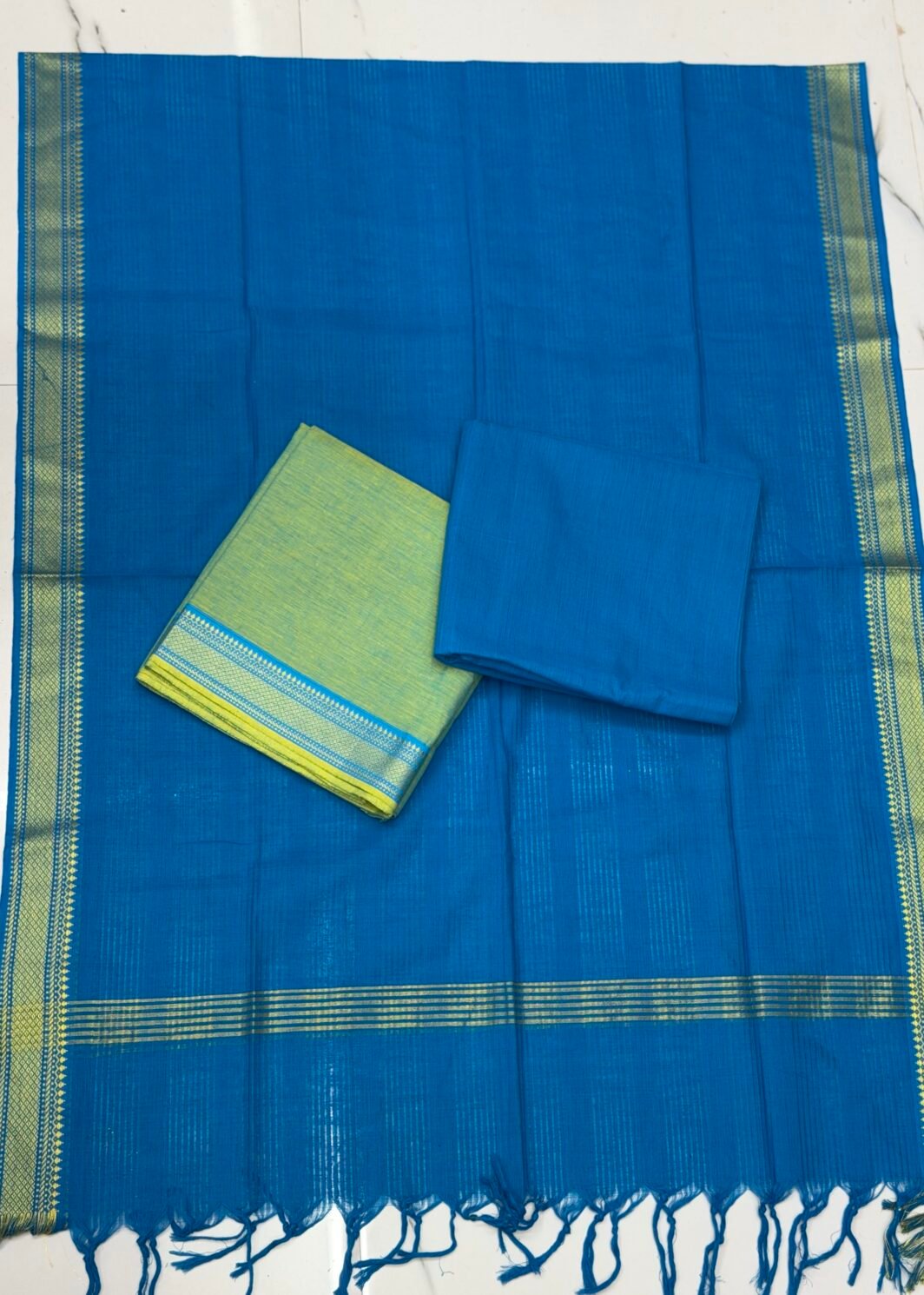 Mangalagiri 3 piece unstitched suit