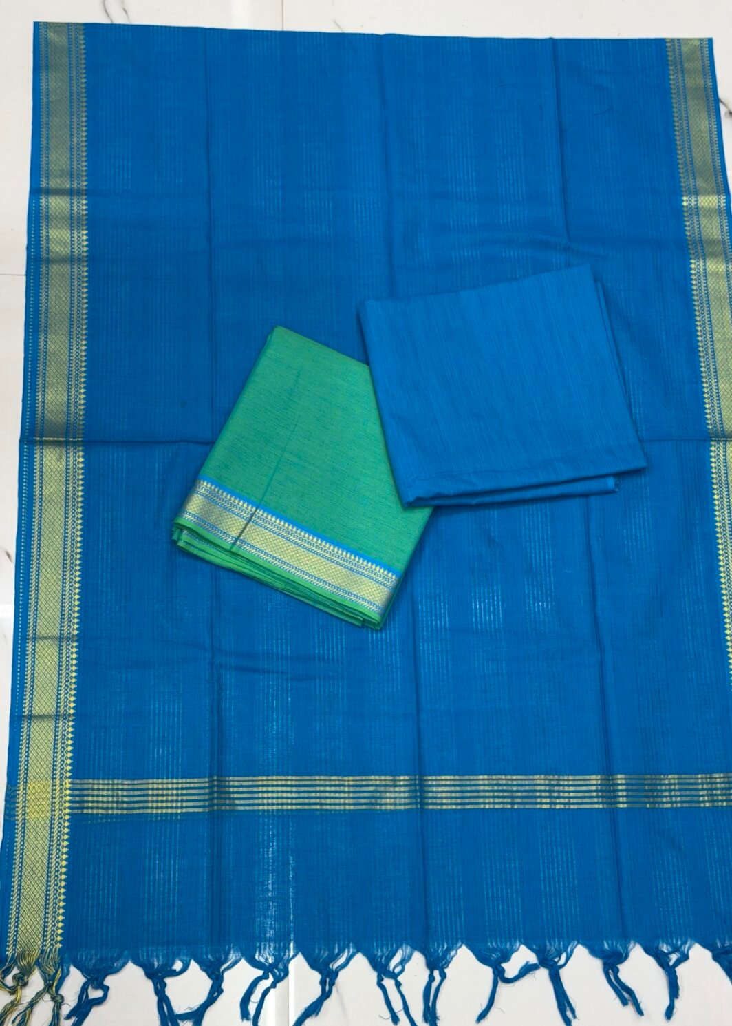 Mangalagiri 3 piece unstitched suit