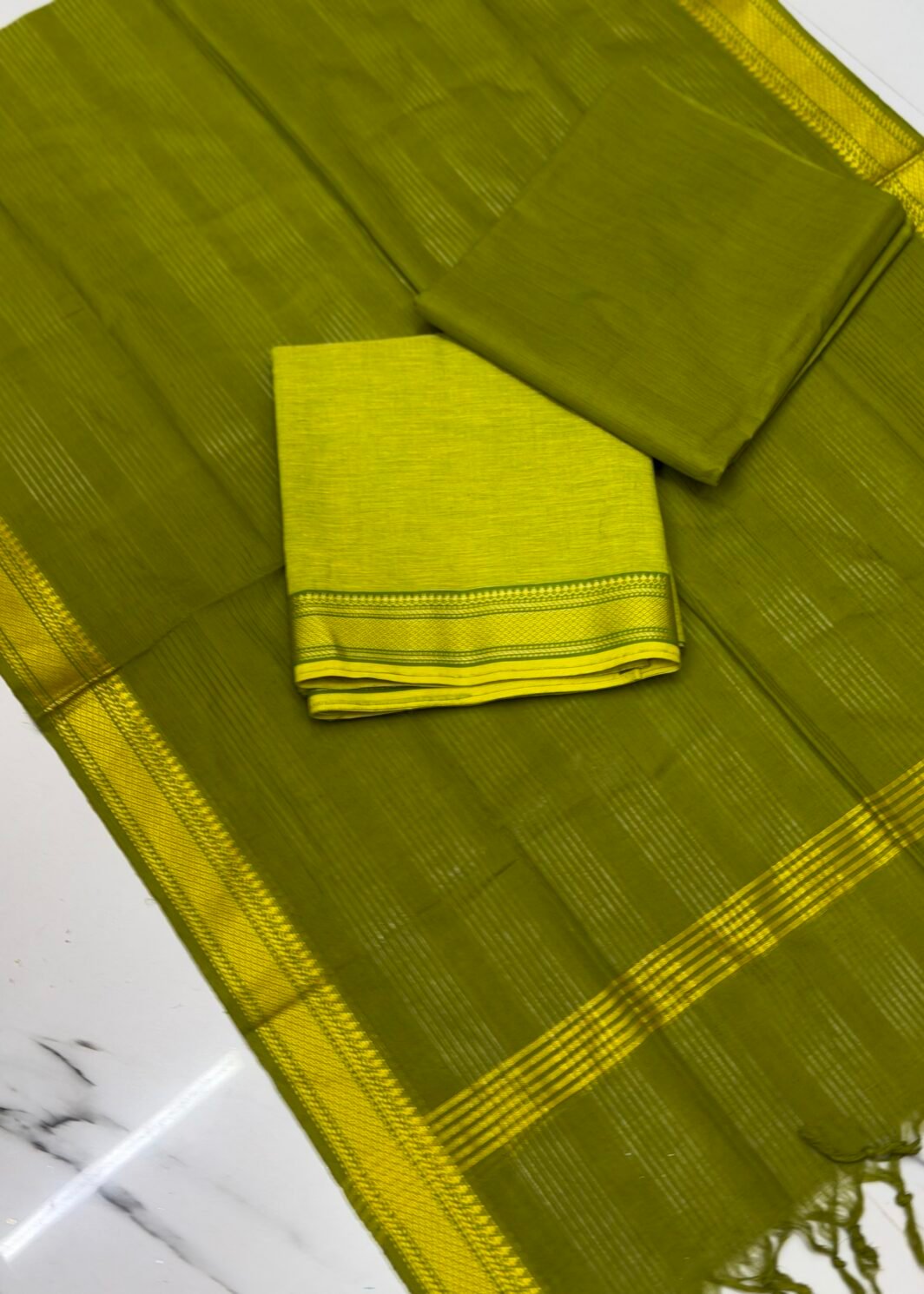 Mangalagiri 3 piece unstitched suit