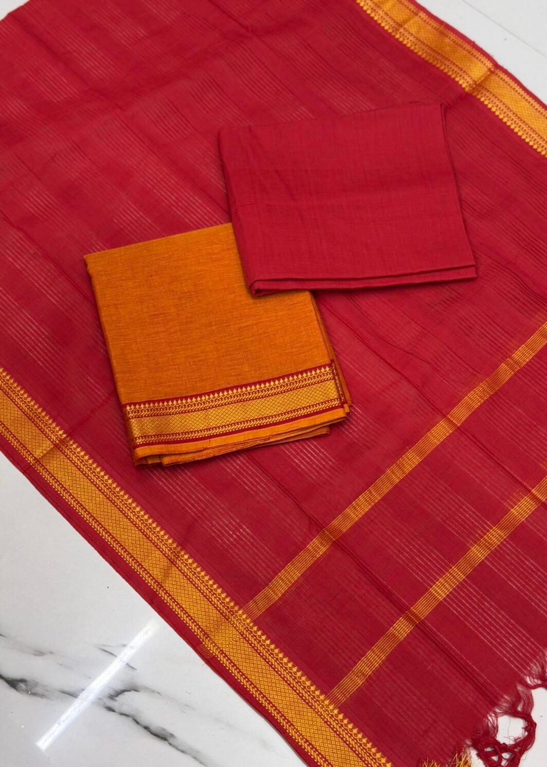 Mangalagiri 3 piece unstitched suit