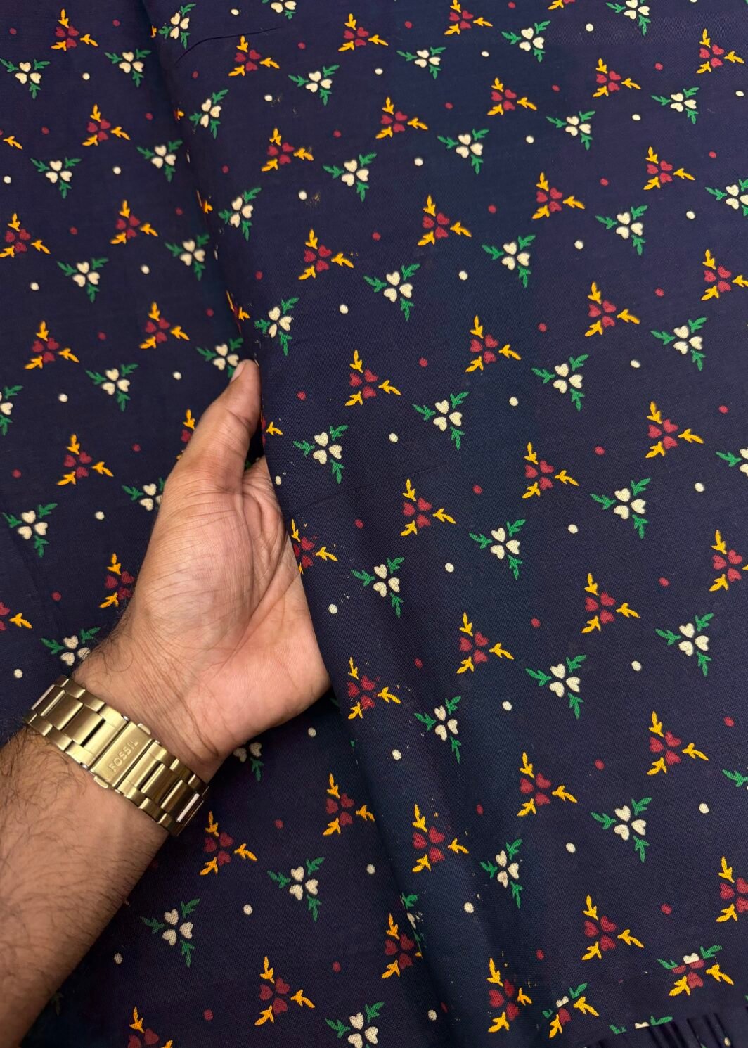 Ajrakh cotton print