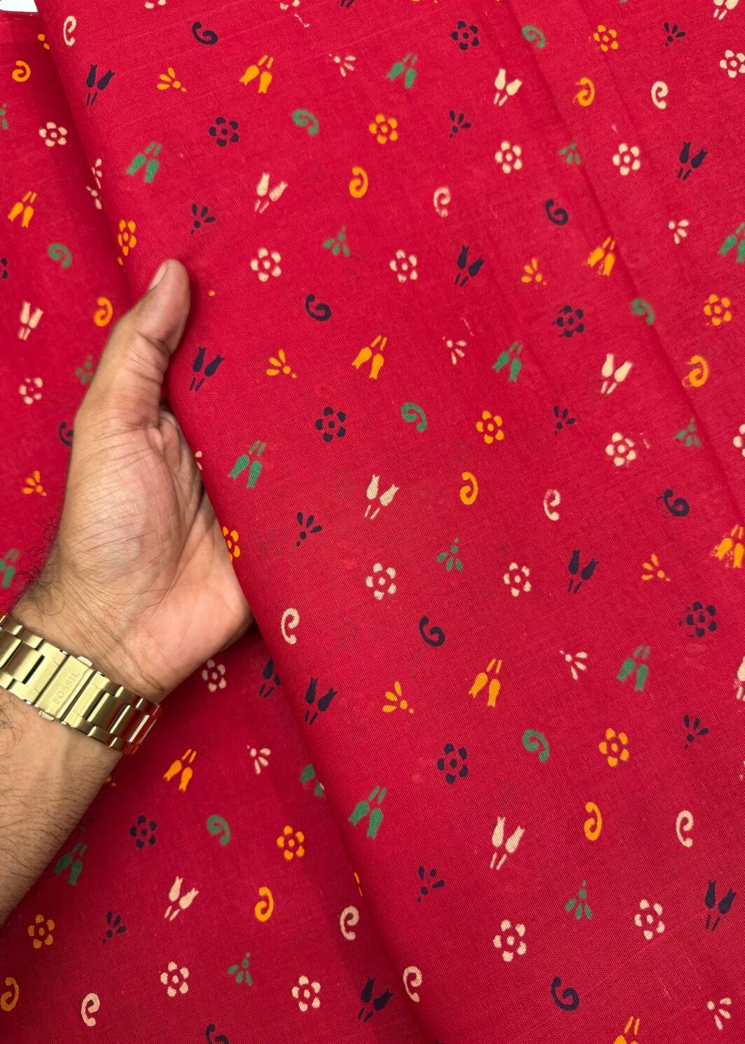 Ajrakh cotton print