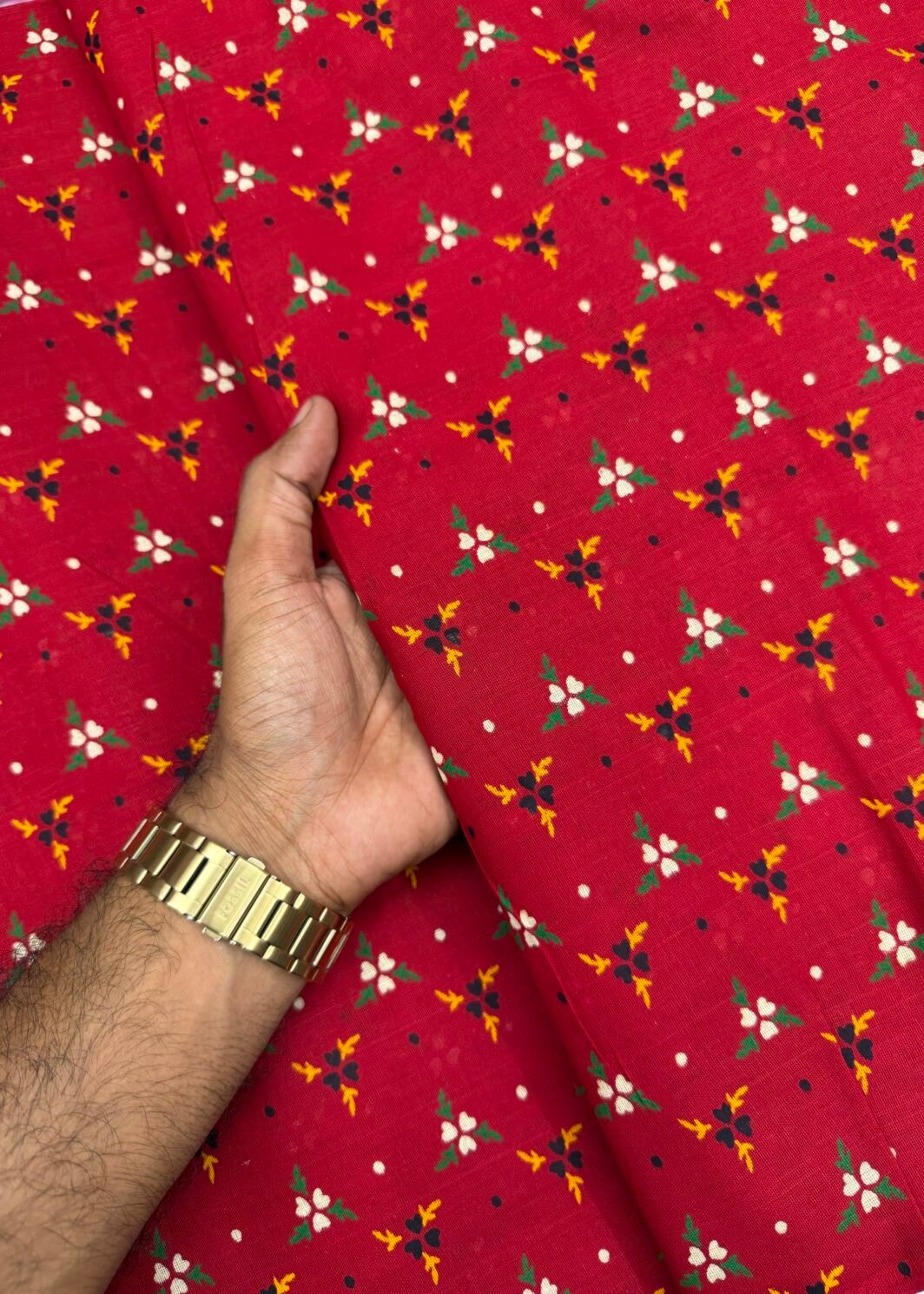 Ajrakh cotton print