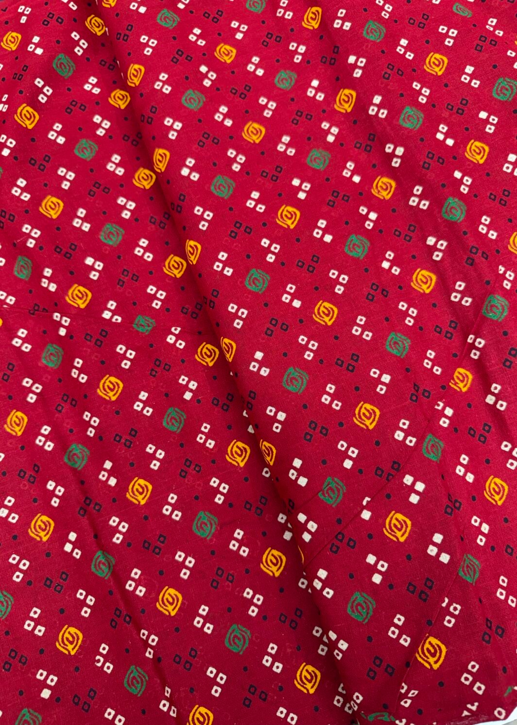 Ajrakh cotton print
