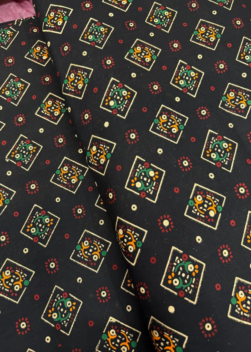 Ajrakh cotton print