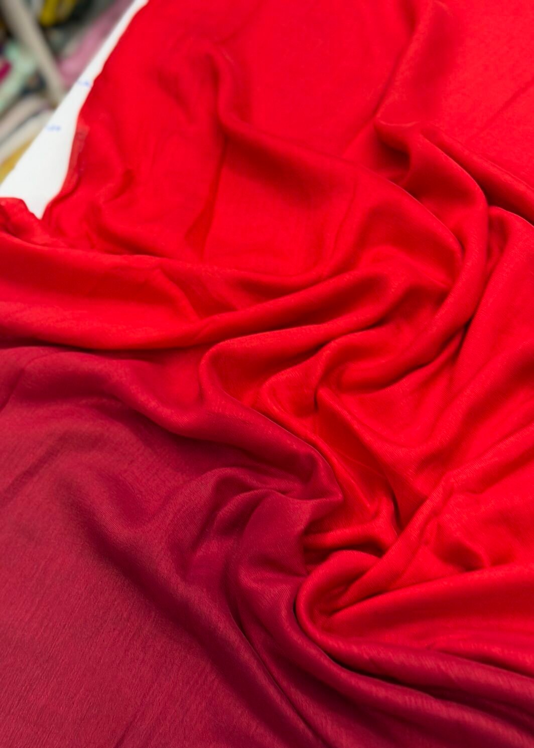 Vichitra dual shade silk saree